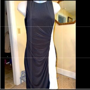 LAUREN RALPH LAUREN Size 0 Dress Black And White